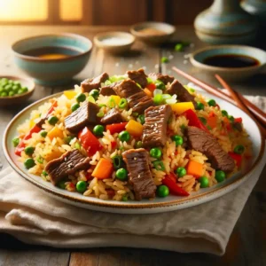 Classic Fried Rice Recipe with Beef