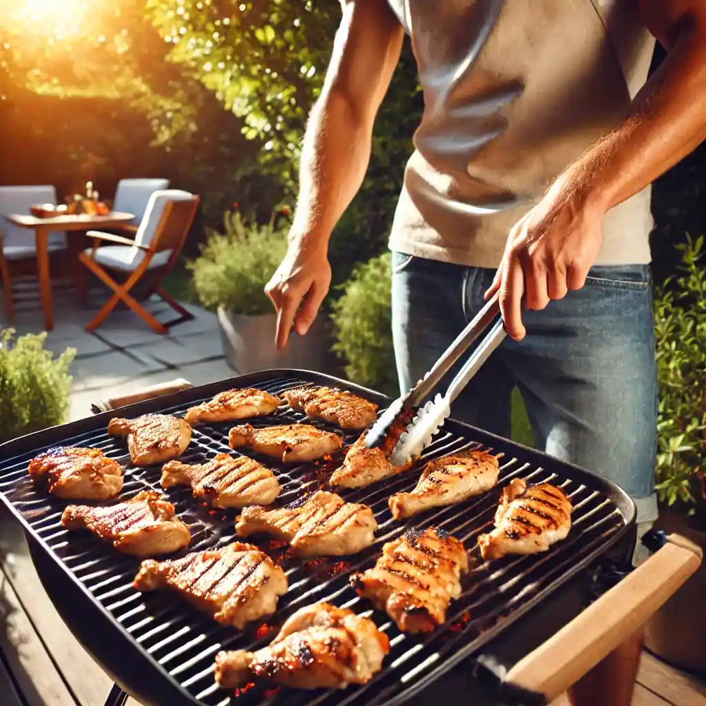 Grill: Preheat your grill to medium-high heat and grill the chicken for about 6-7 minutes on each side until the chicken is thoroughly cooked and has nice grill marks.