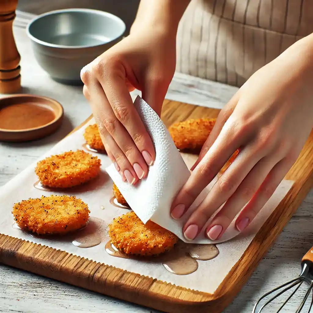 Wash and dry the chicken cutlets with paper towels.