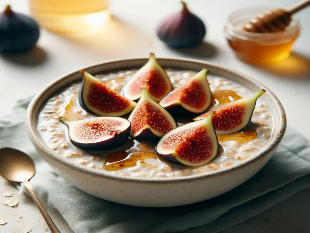 Overnight Oats with Figs and Honey