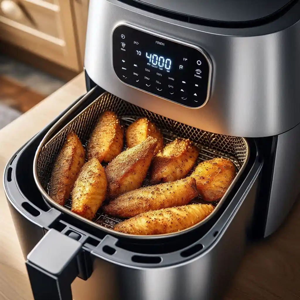 Air Fryer: Preheat your air fryer to 400°F. Place the seasoned fish in the basket and cook for 6 minutes, shaking the basket halfway through.