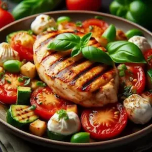 Grilled Chicken Caprese Salad