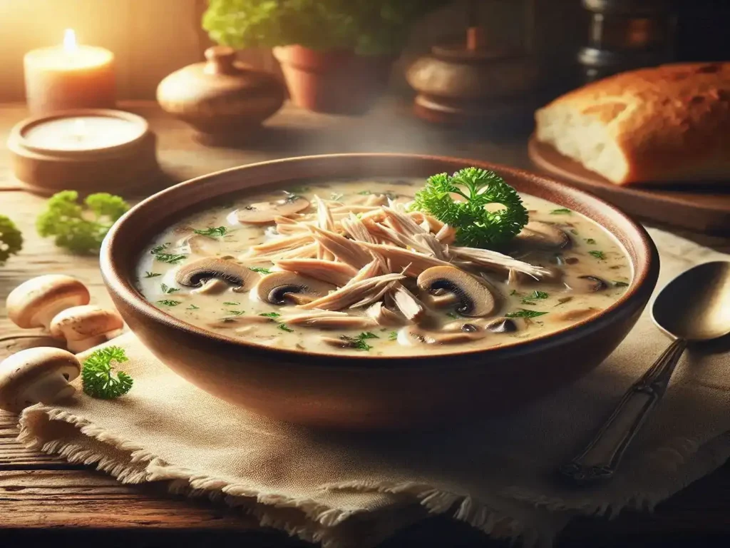 Mushroom Soup and Creamy Chicken