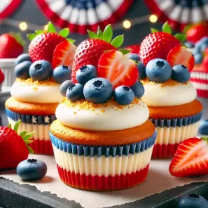 Blueberry Cheesecake Cupcakes