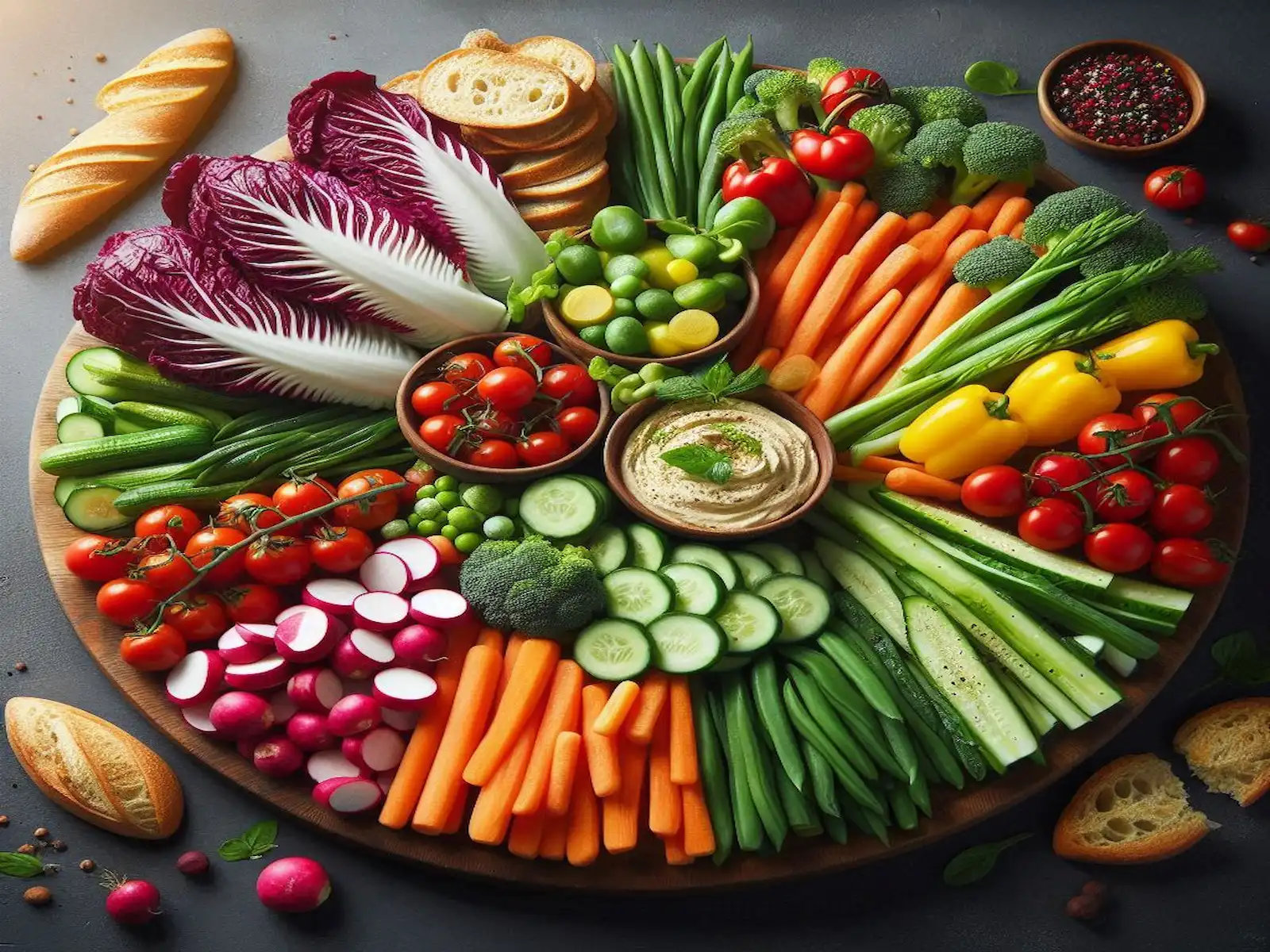 Easy Vegetable Tray for Parties